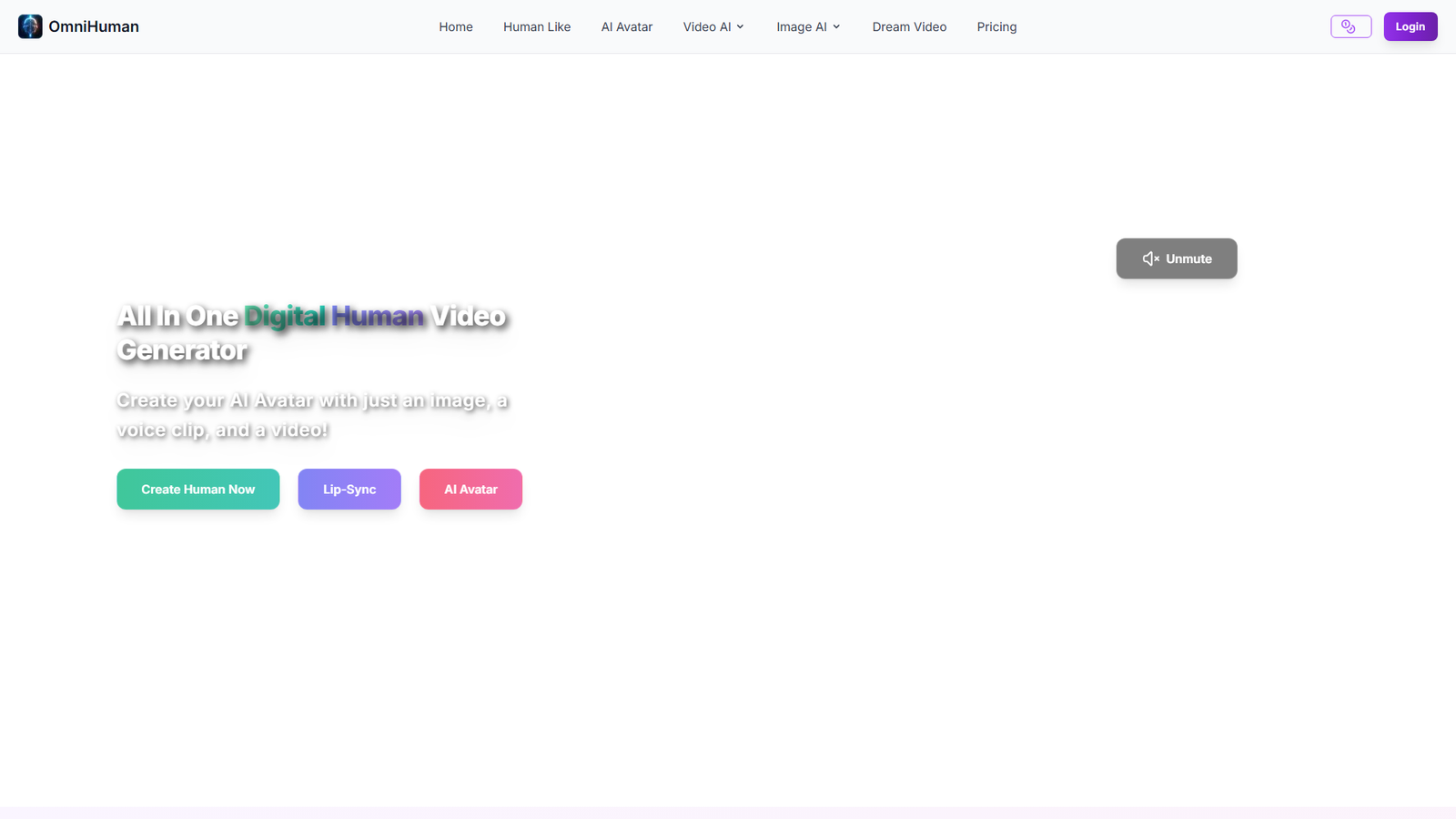 OmniHuman by ByteDance Screenshot