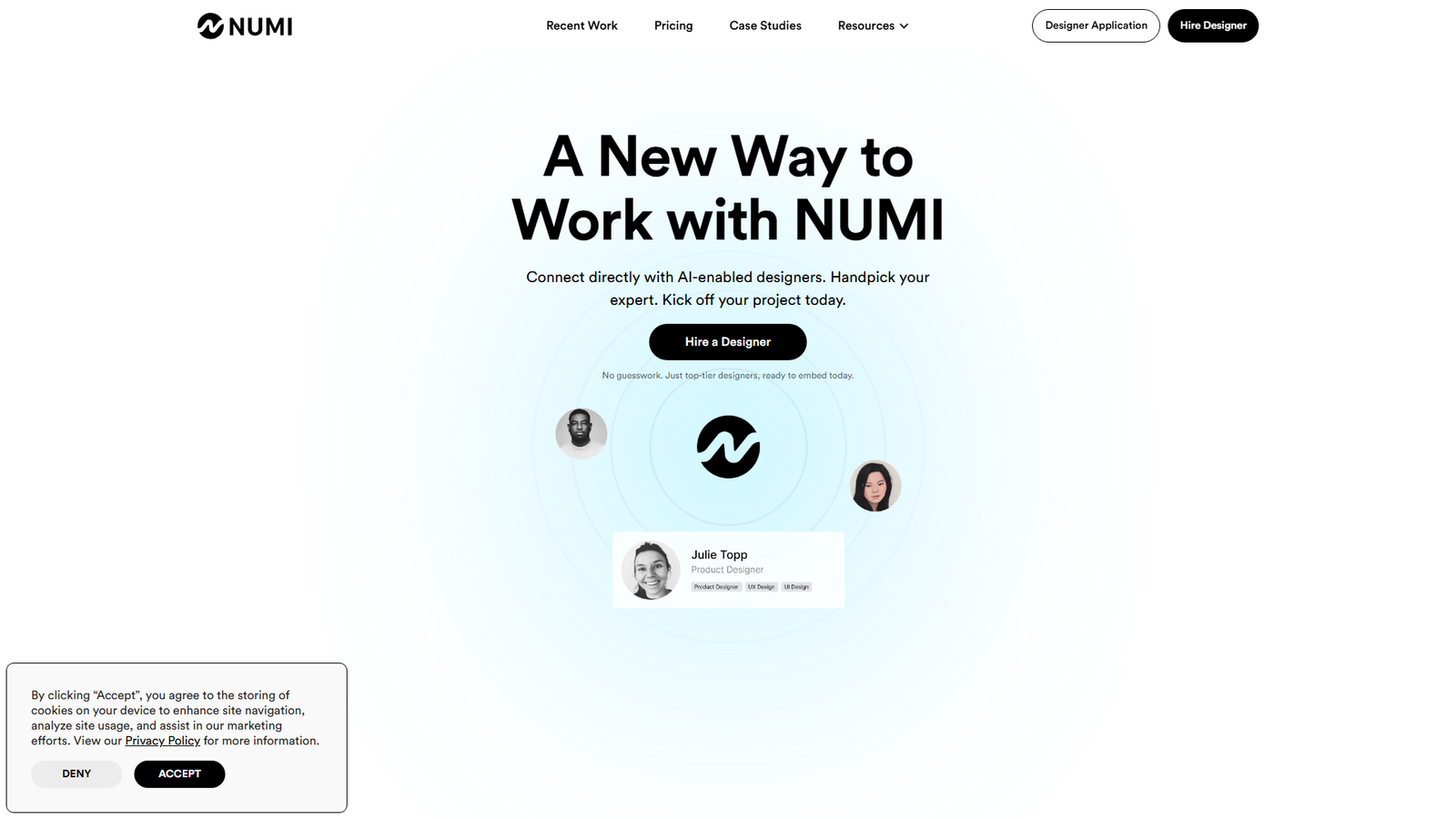NUMI - Your AI-enabled design department Screenshot
