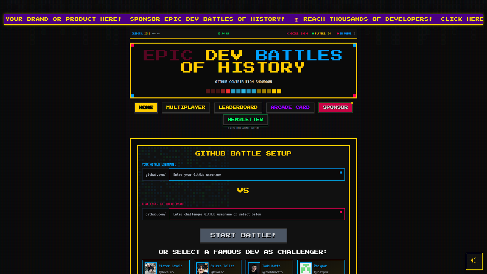 Epic Dev Battles of History Screenshot