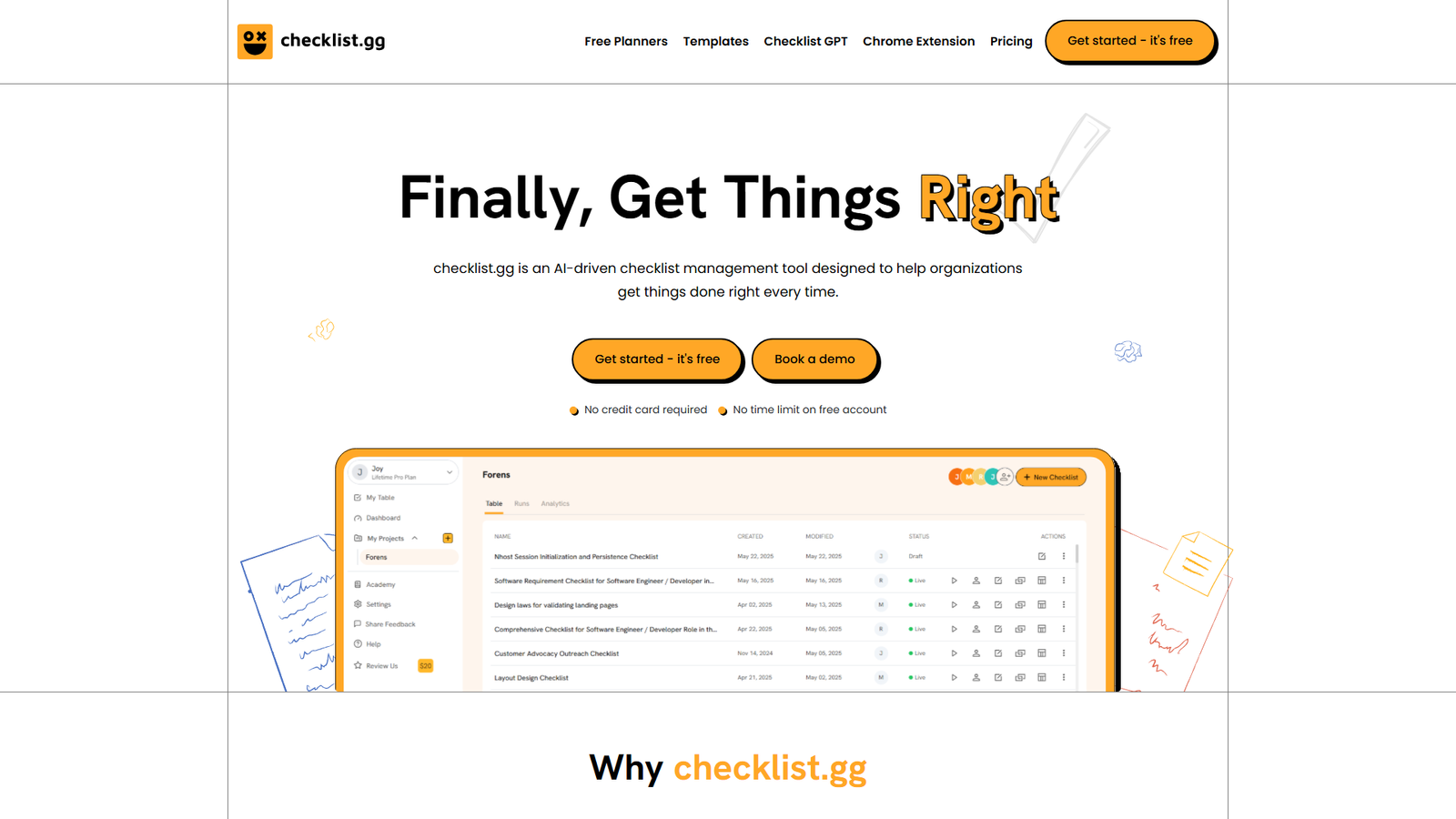 Checklist GG Screenshot