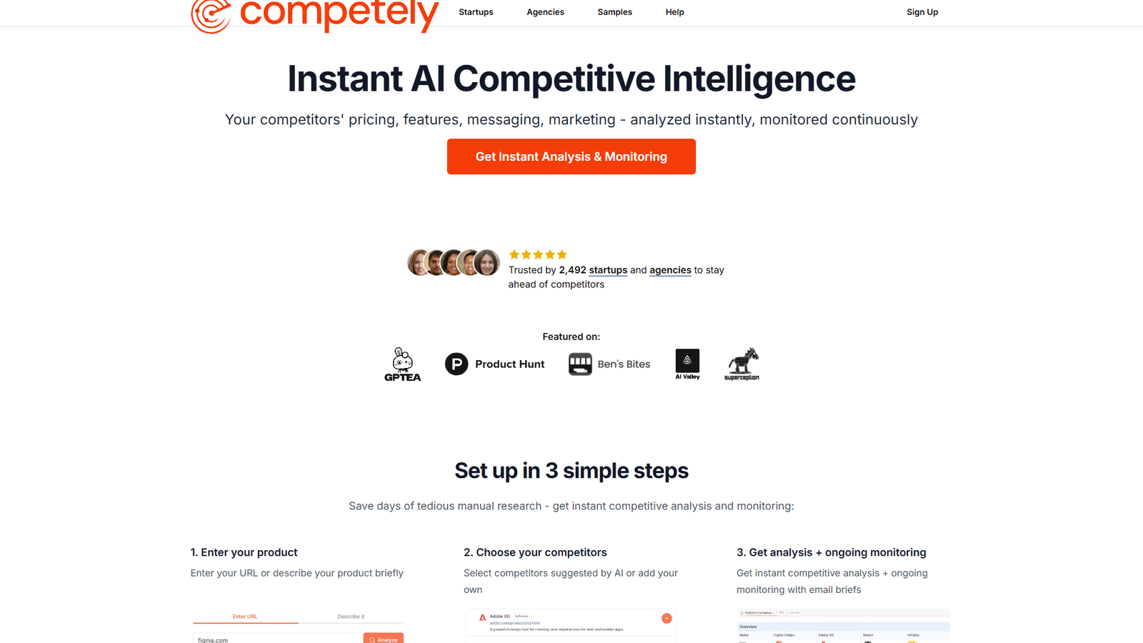 Competely AI Agent Screenshot