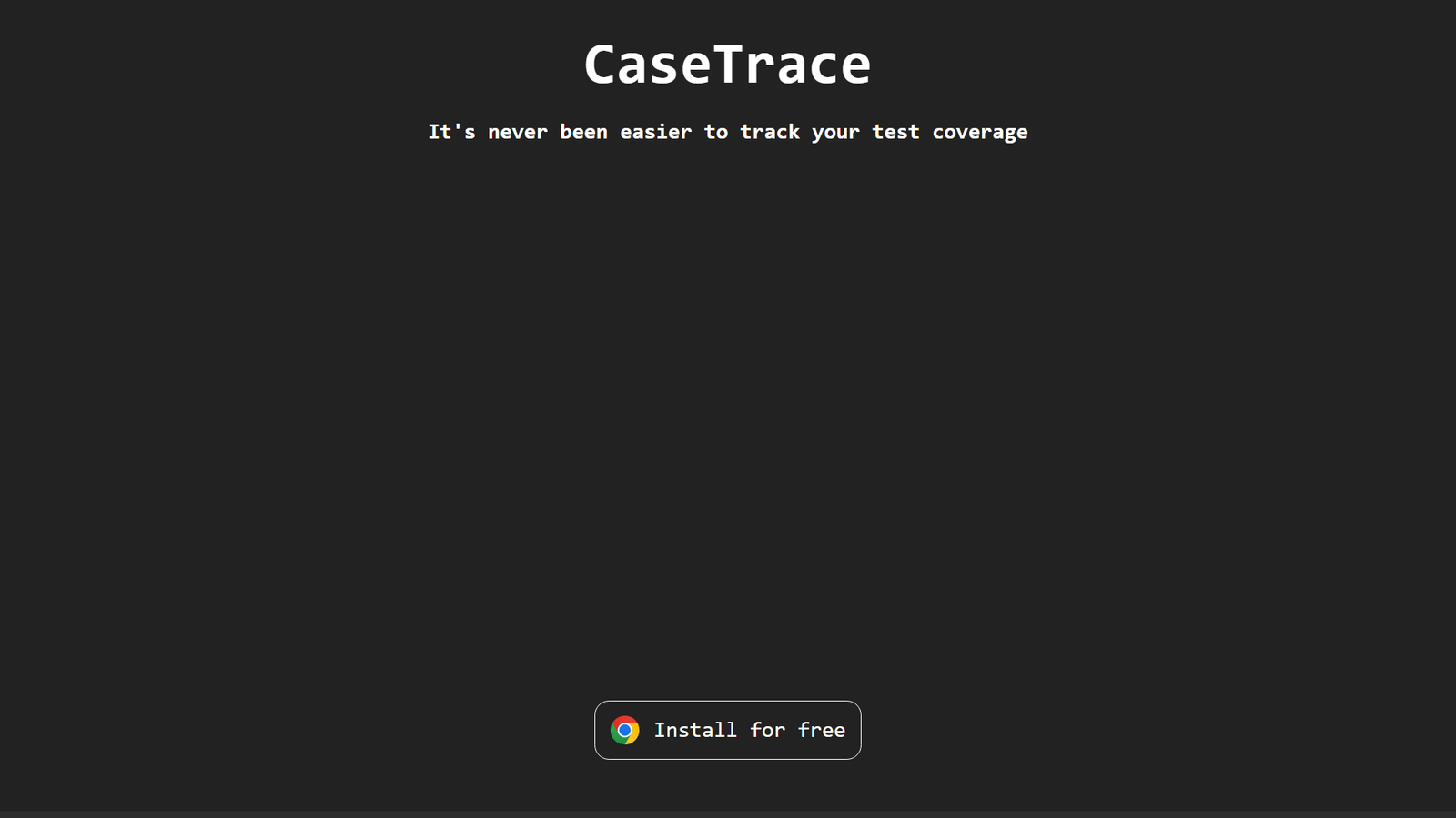 CaseTrace Screenshot