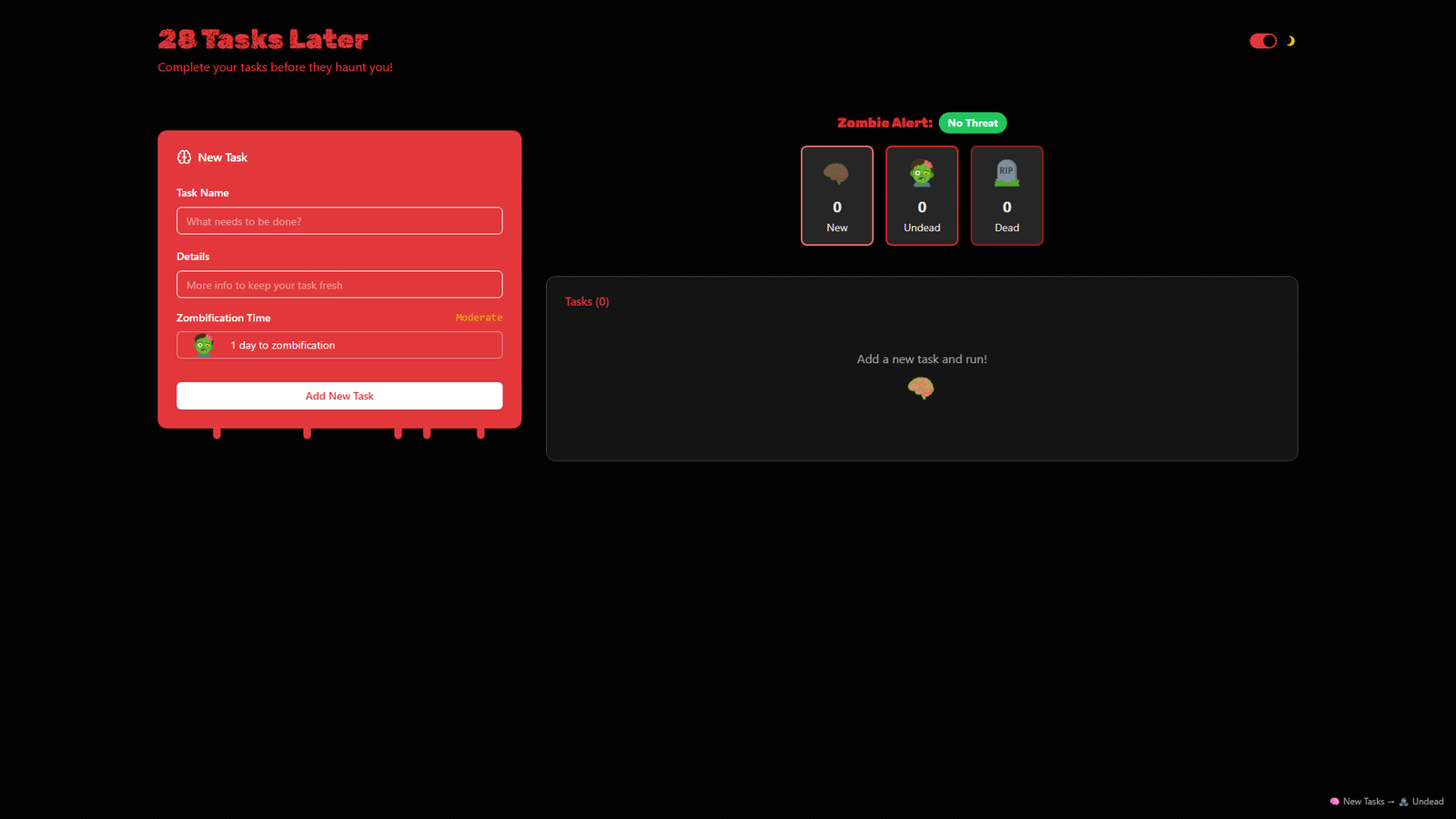 28 Tasks Later Screenshot