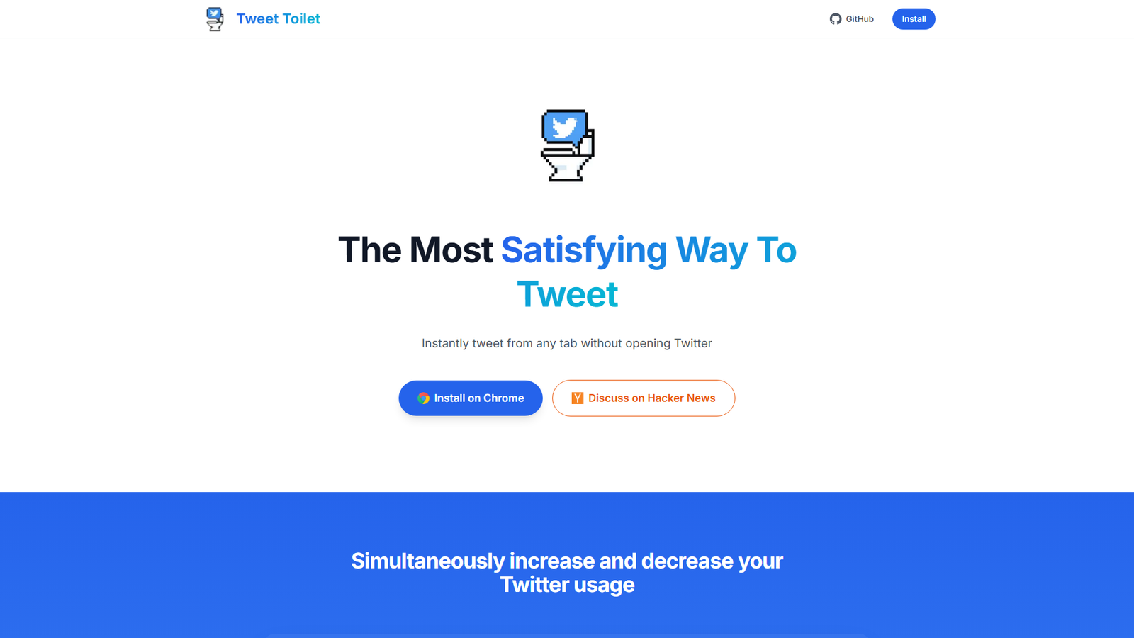 Tweet Toilet Screenshot