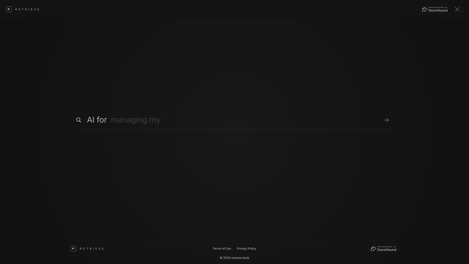 retrieve.tools Screenshot