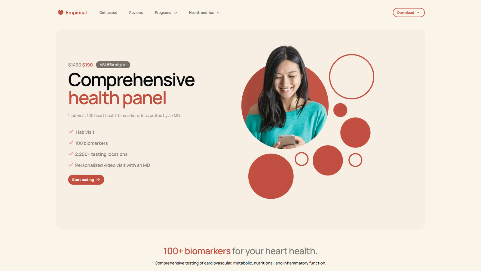 Empirical Heart Health Screenshot