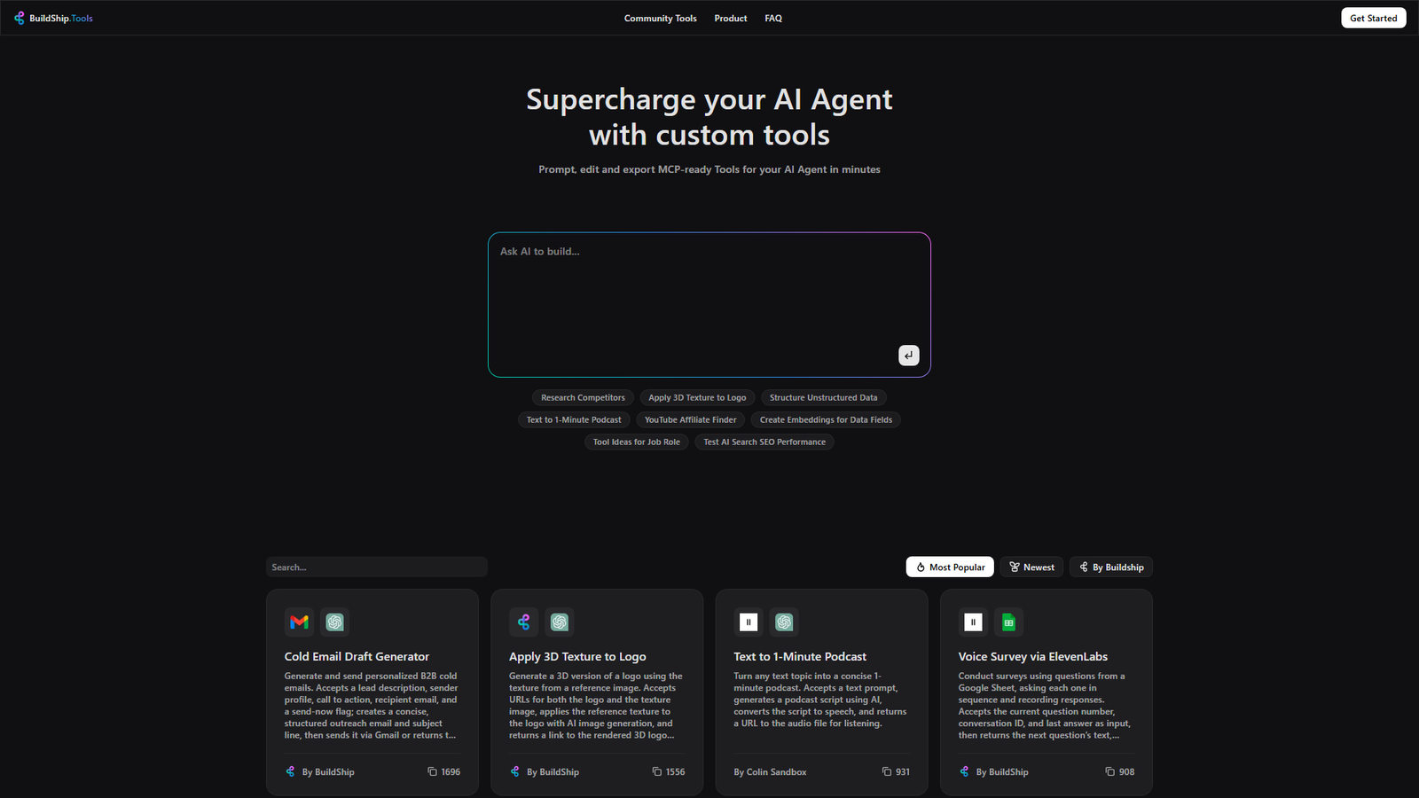 BuildShip Tools Screenshot
