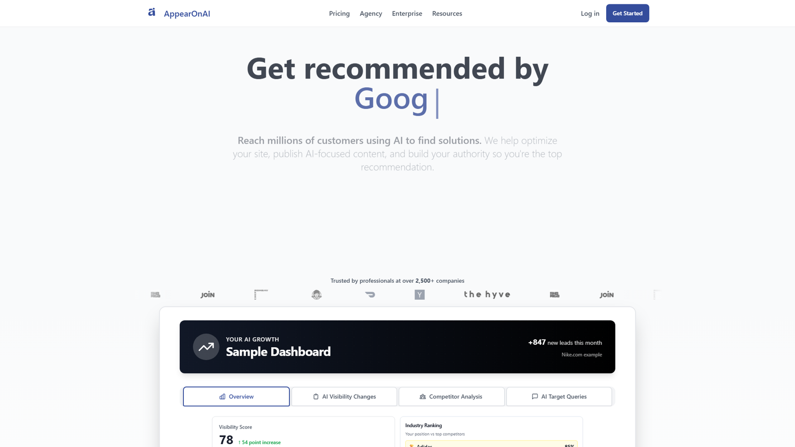 AppearOnAI  Screenshot