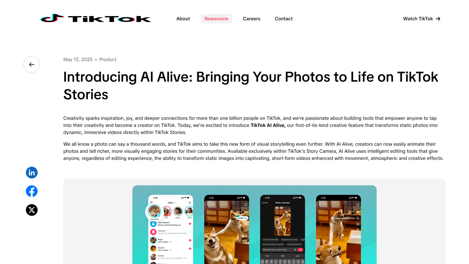 TikTok AI Alive Screenshot