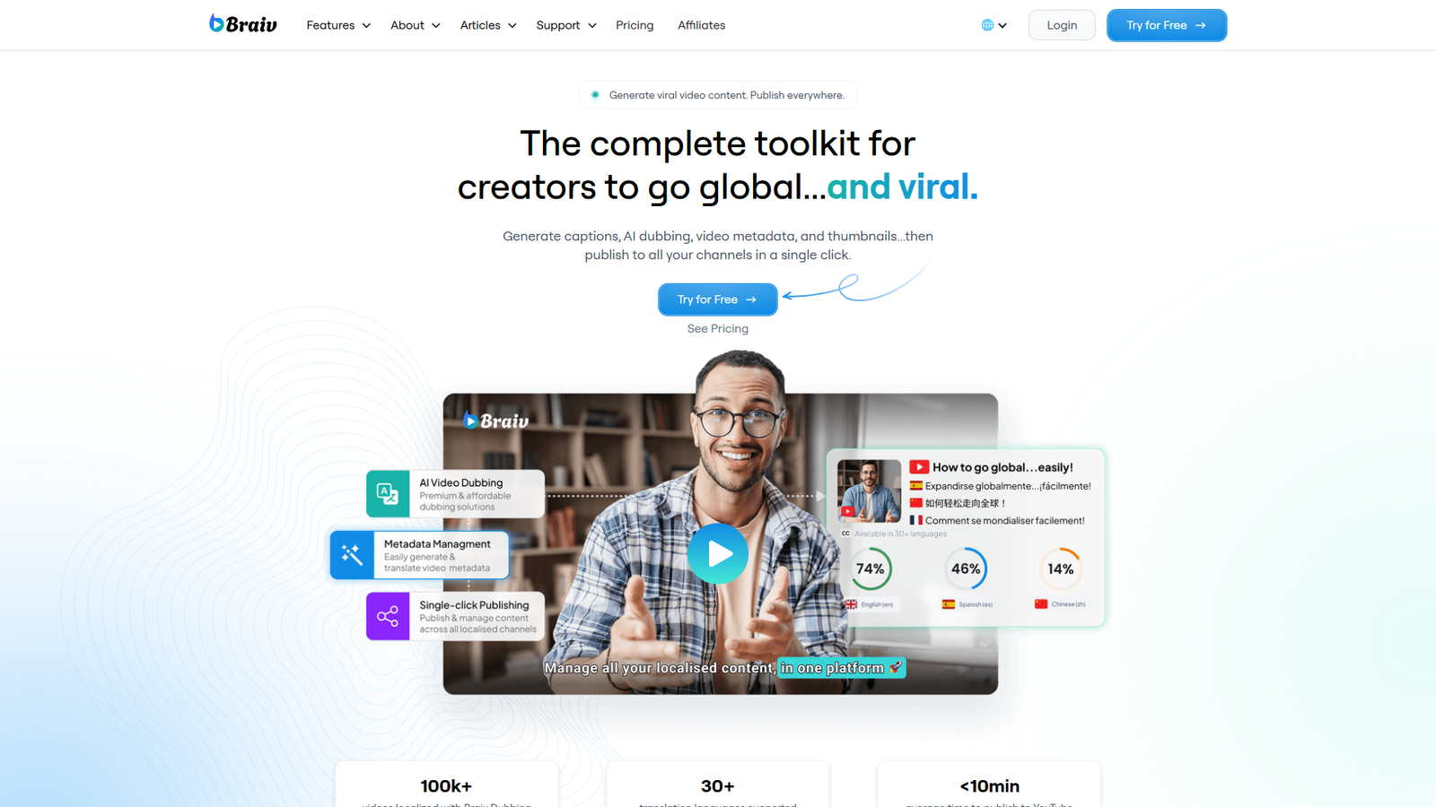 Braiv Player Screenshot