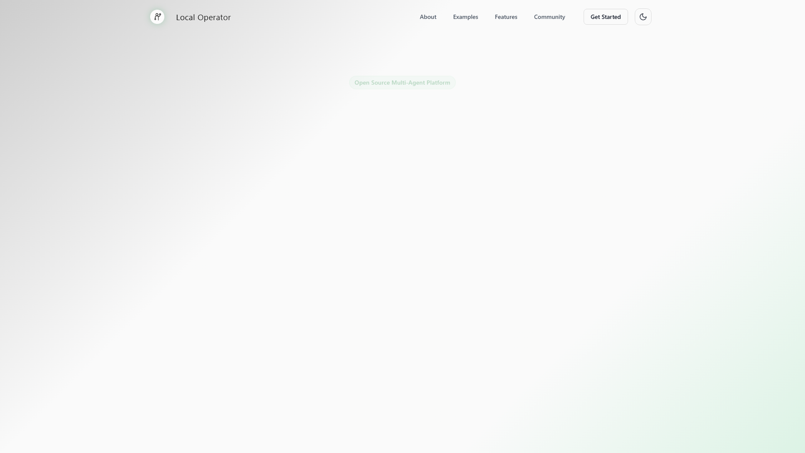 Local Operator Screenshot