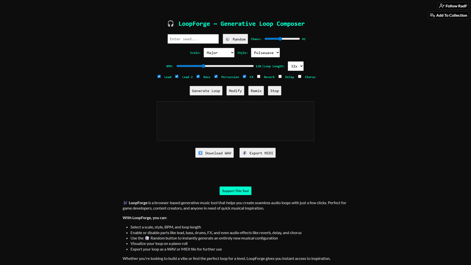 LoopForge Screenshot
