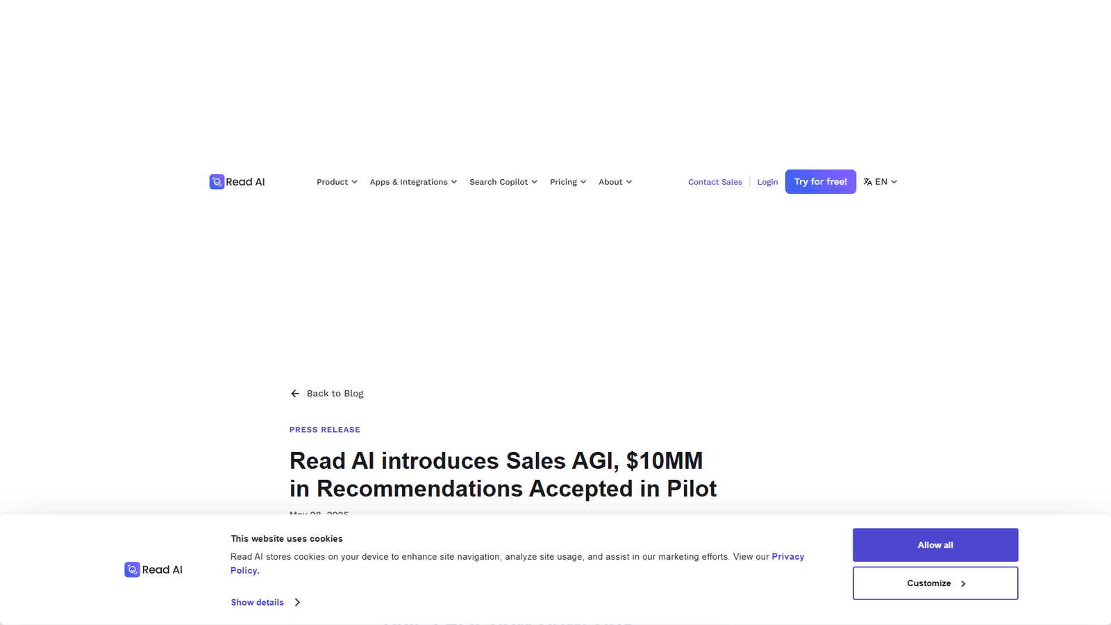 Sales AGI Screenshot