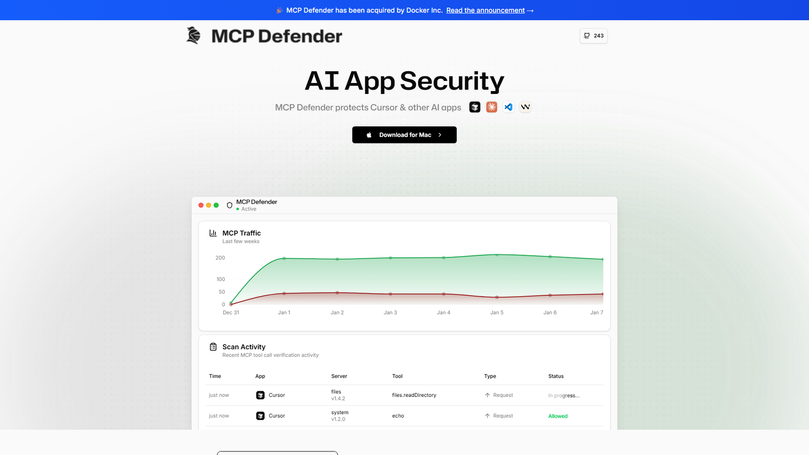 MCP Defender Screenshot