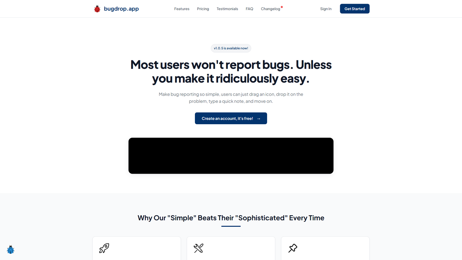 Bugdrop Screenshot