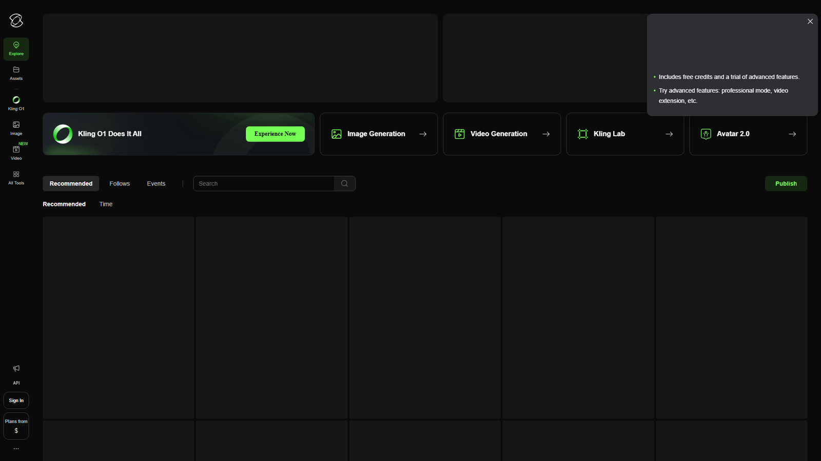 Kling 2.1 Screenshot