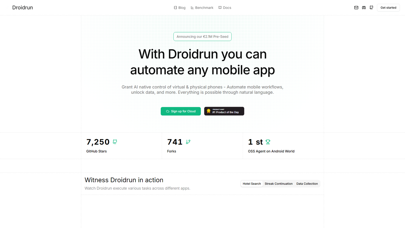 Droidrun Screenshot