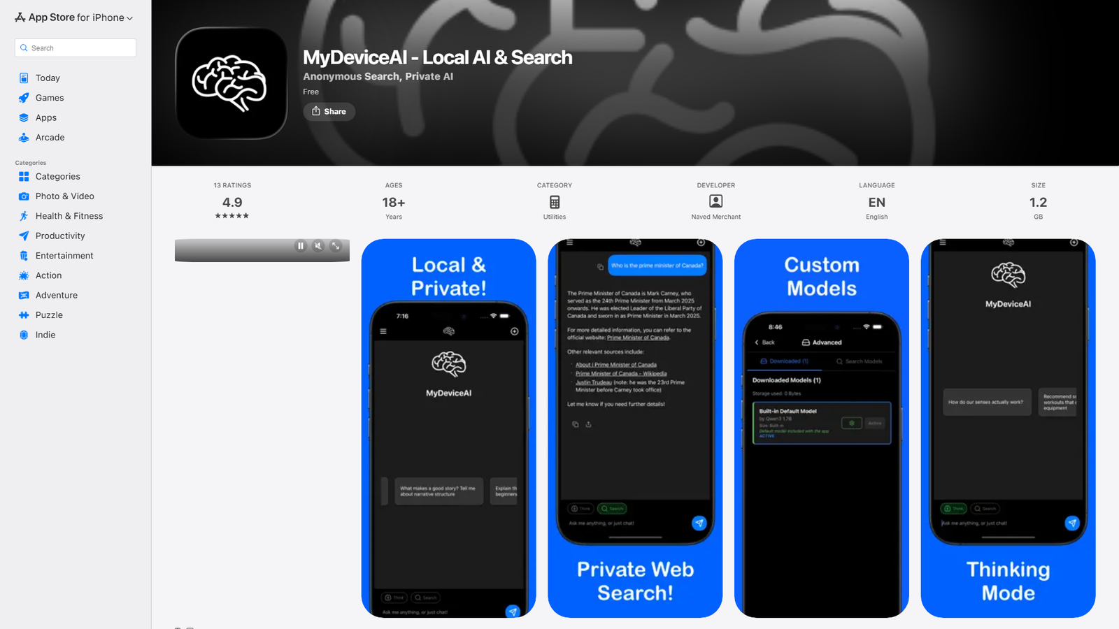 MyDeviceAI Screenshot