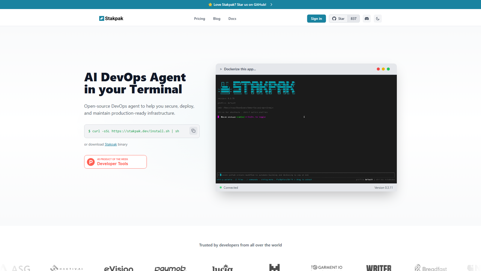 Stakpak.dev Screenshot