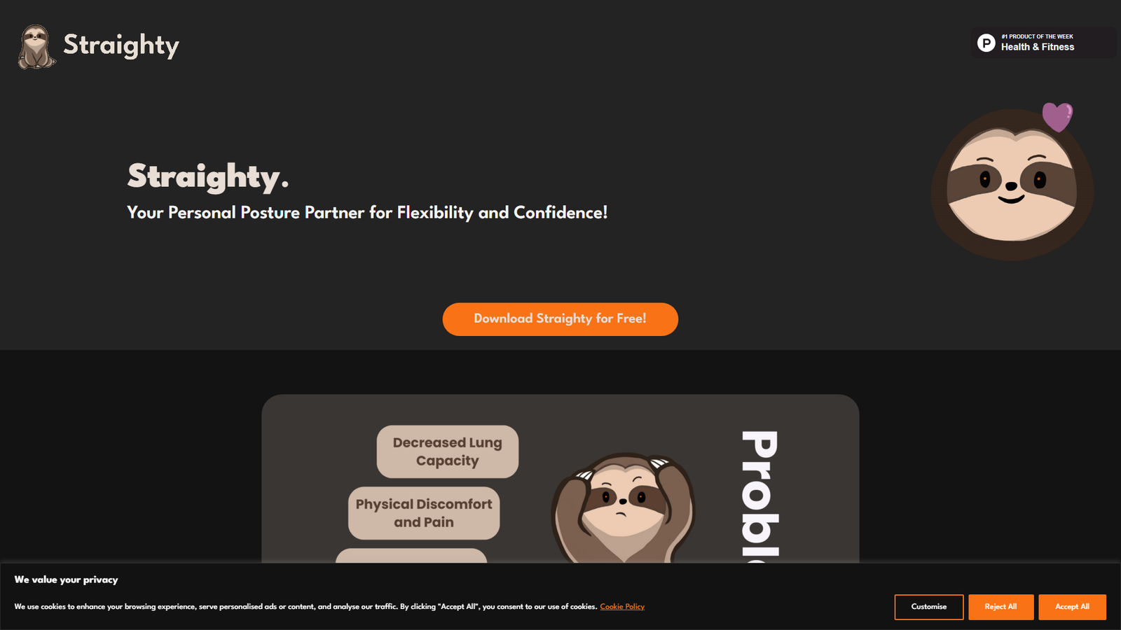 Straighty.app Screenshot