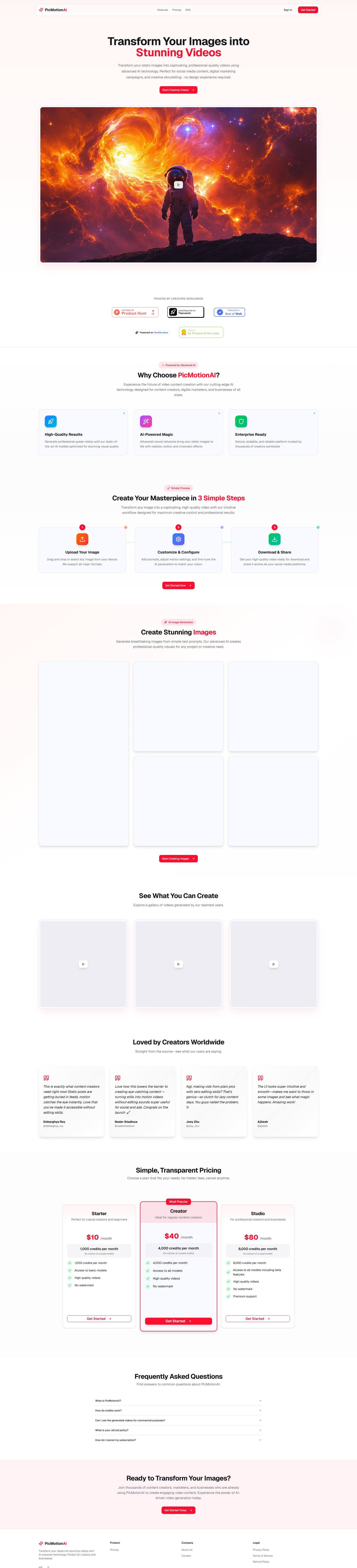 PicMotionAI Screenshot