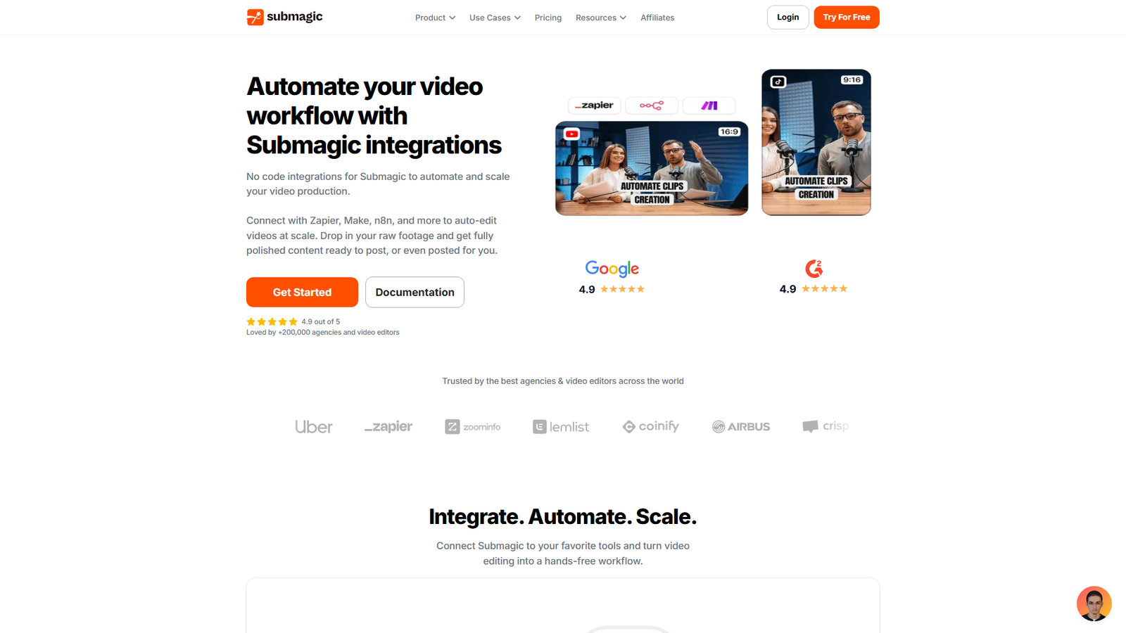 Submagic API Screenshot