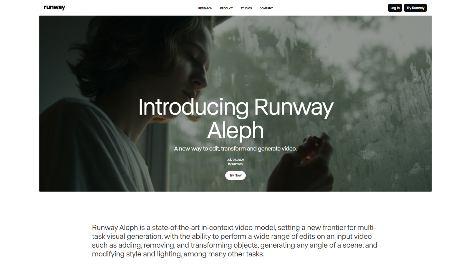  Runway Aleph Screenshot