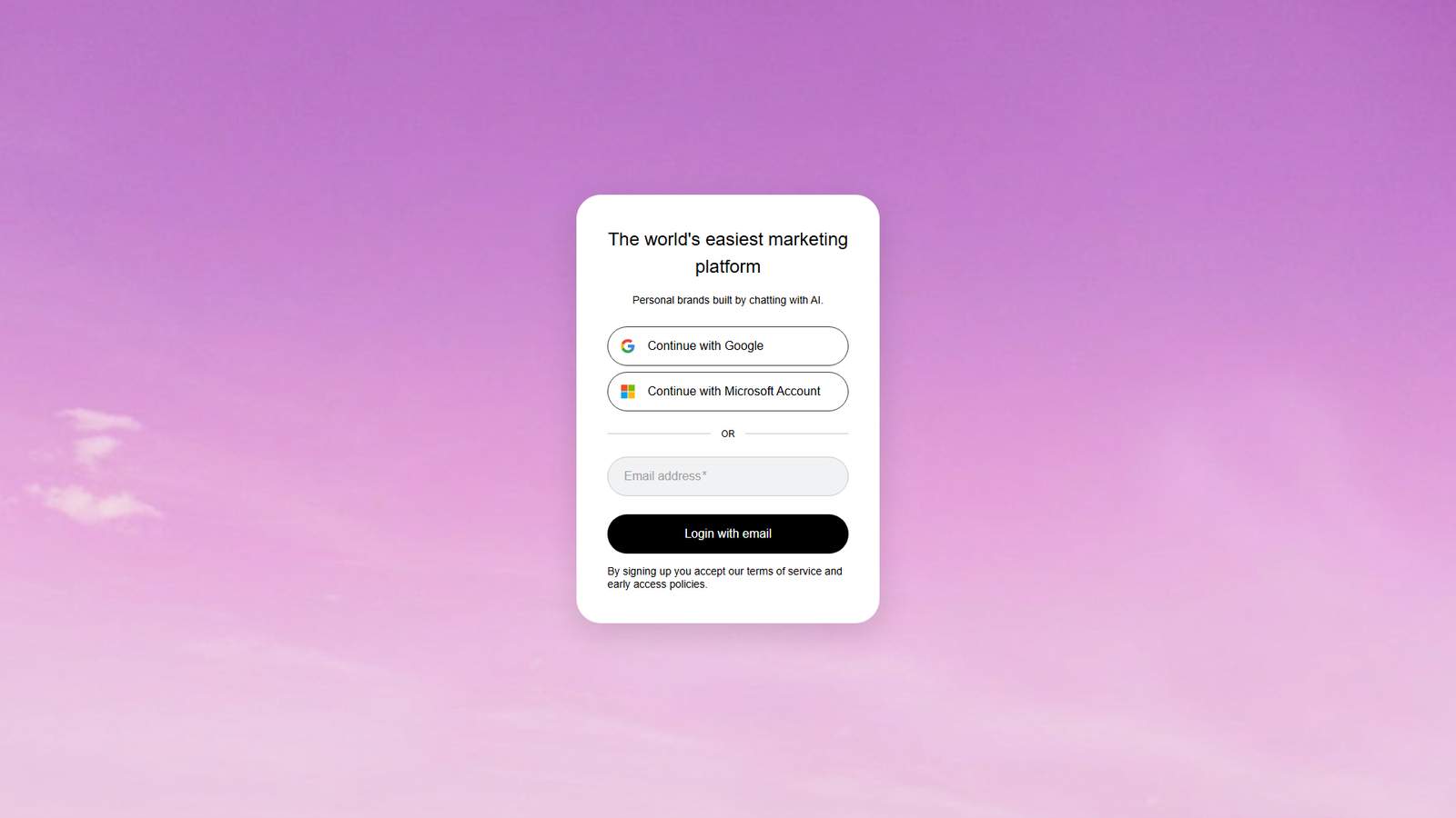 Wepost - Personal branding Screenshot